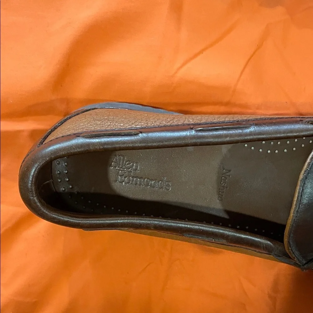 Allen Edmonds Brown and Black Tassel Loafers